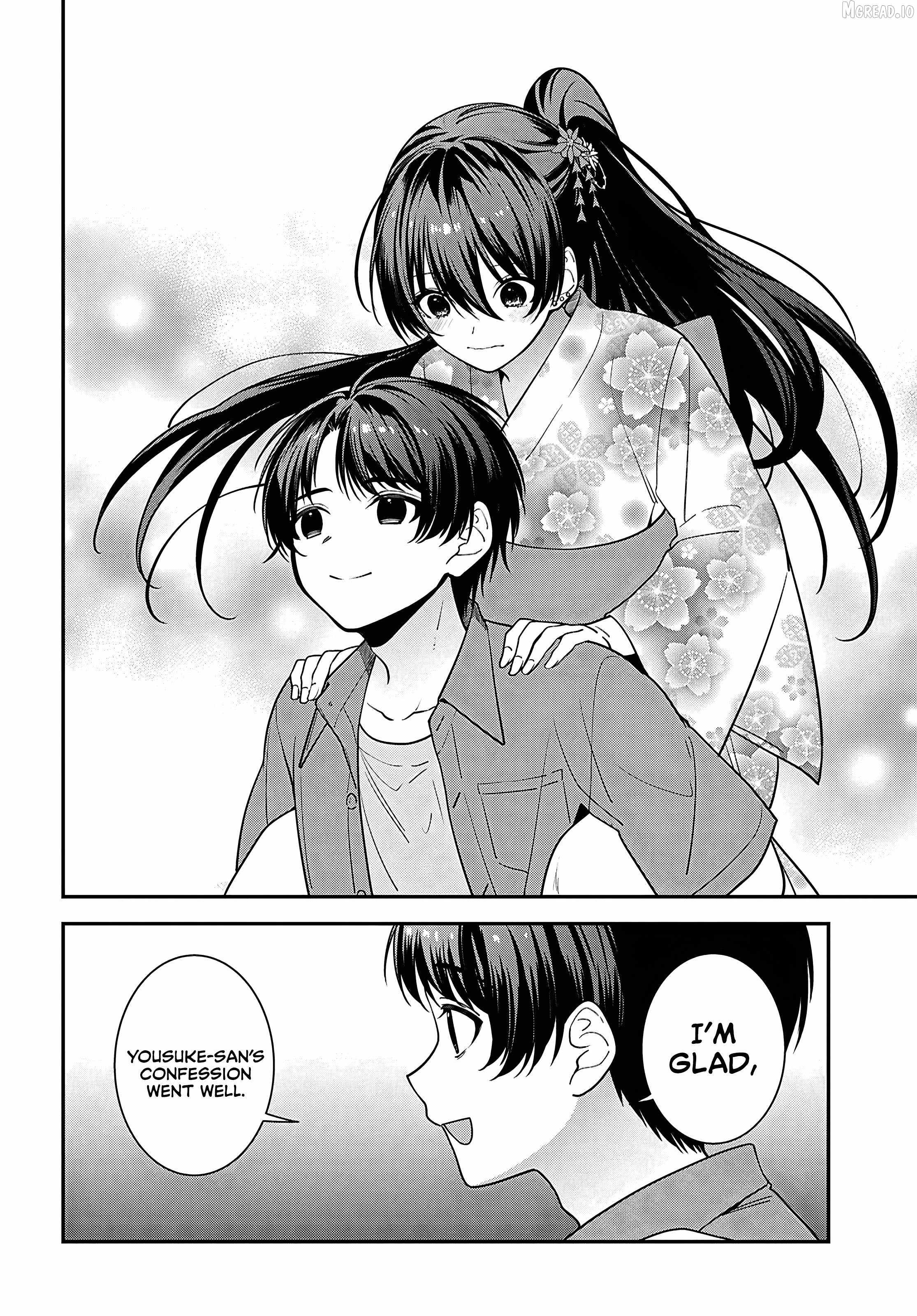 The Yankee Shimizu-san Sitting Next to Me Has Dyed Her Hair Black Ch.16 p34
