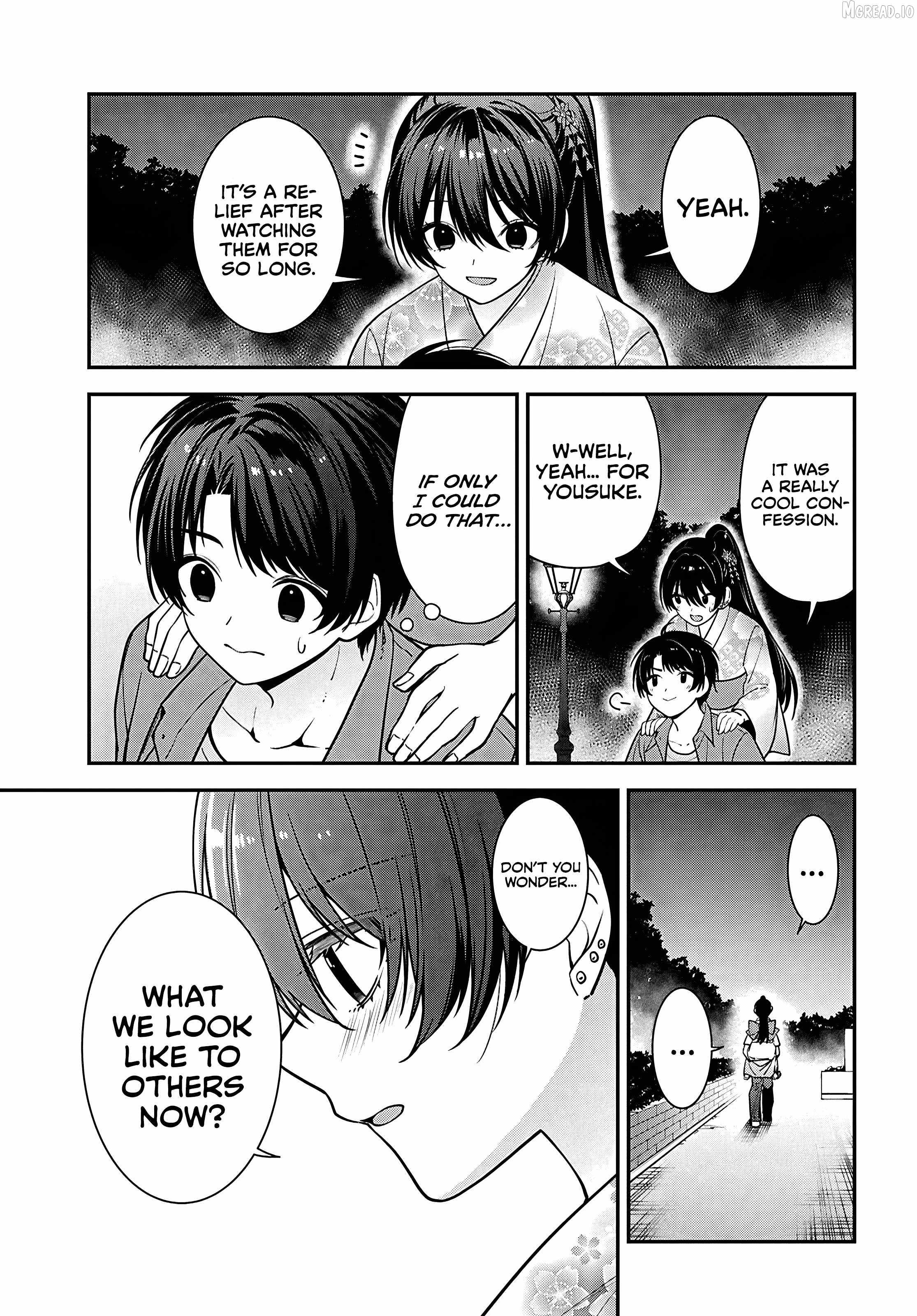 The Yankee Shimizu-san Sitting Next to Me Has Dyed Her Hair Black Ch.16 p35
