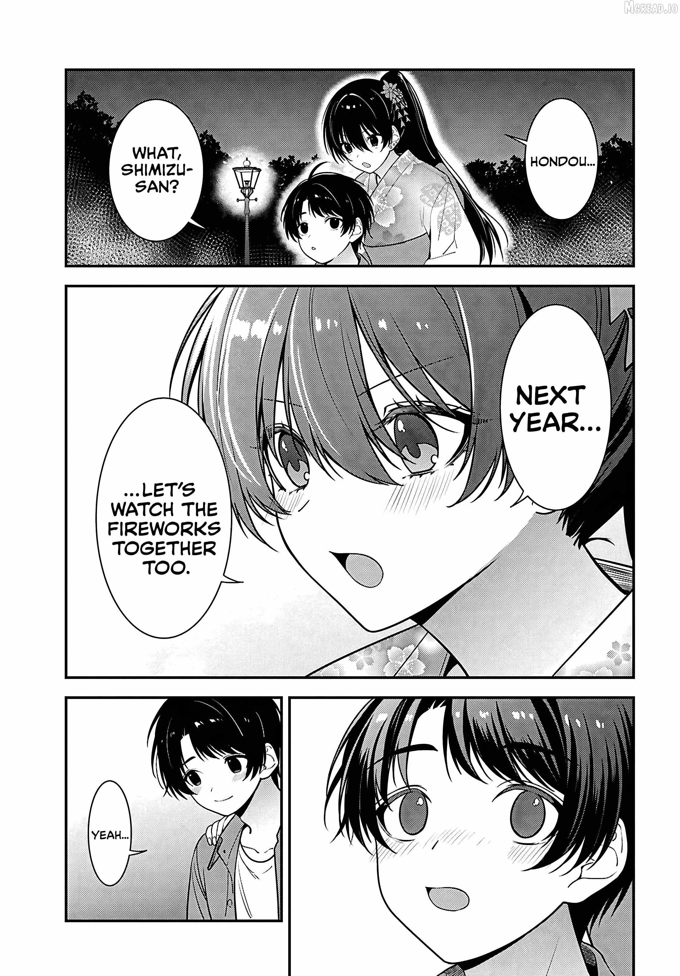 The Yankee Shimizu-san Sitting Next to Me Has Dyed Her Hair Black Ch.16 p39
