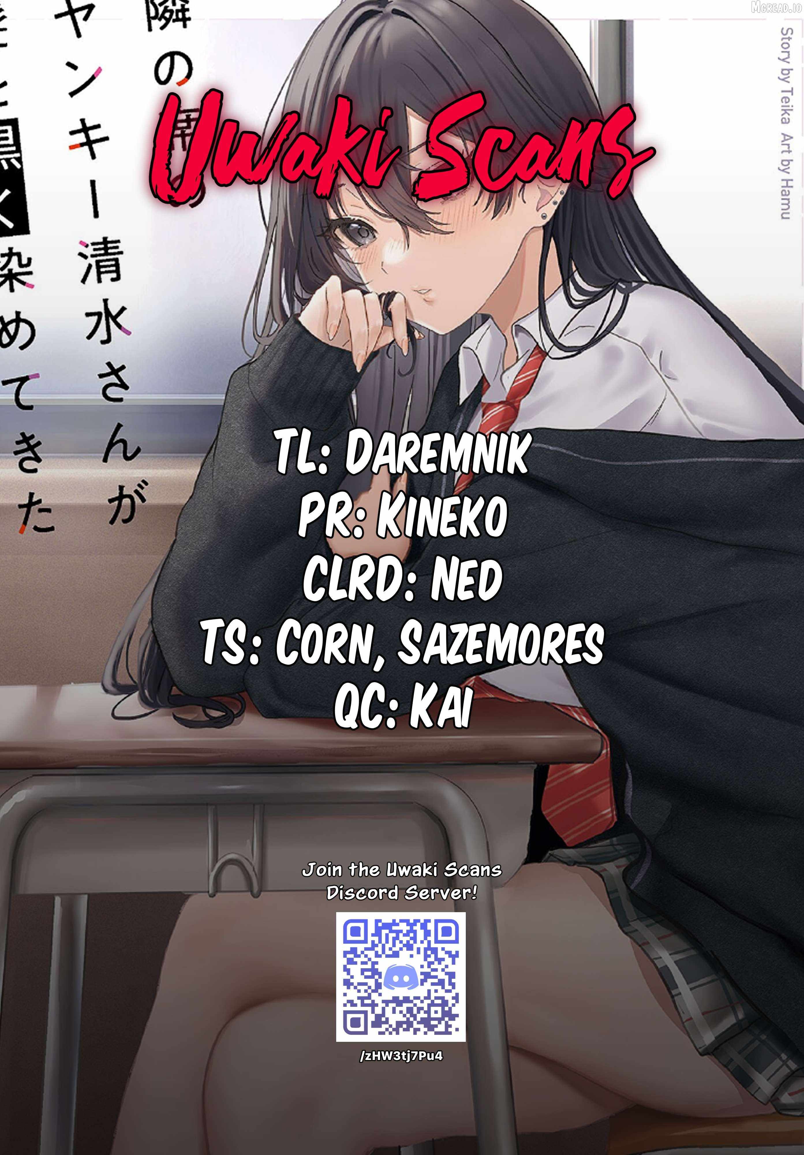 The Yankee Shimizu-san Sitting Next to Me Has Dyed Her Hair Black Ch.16 p40