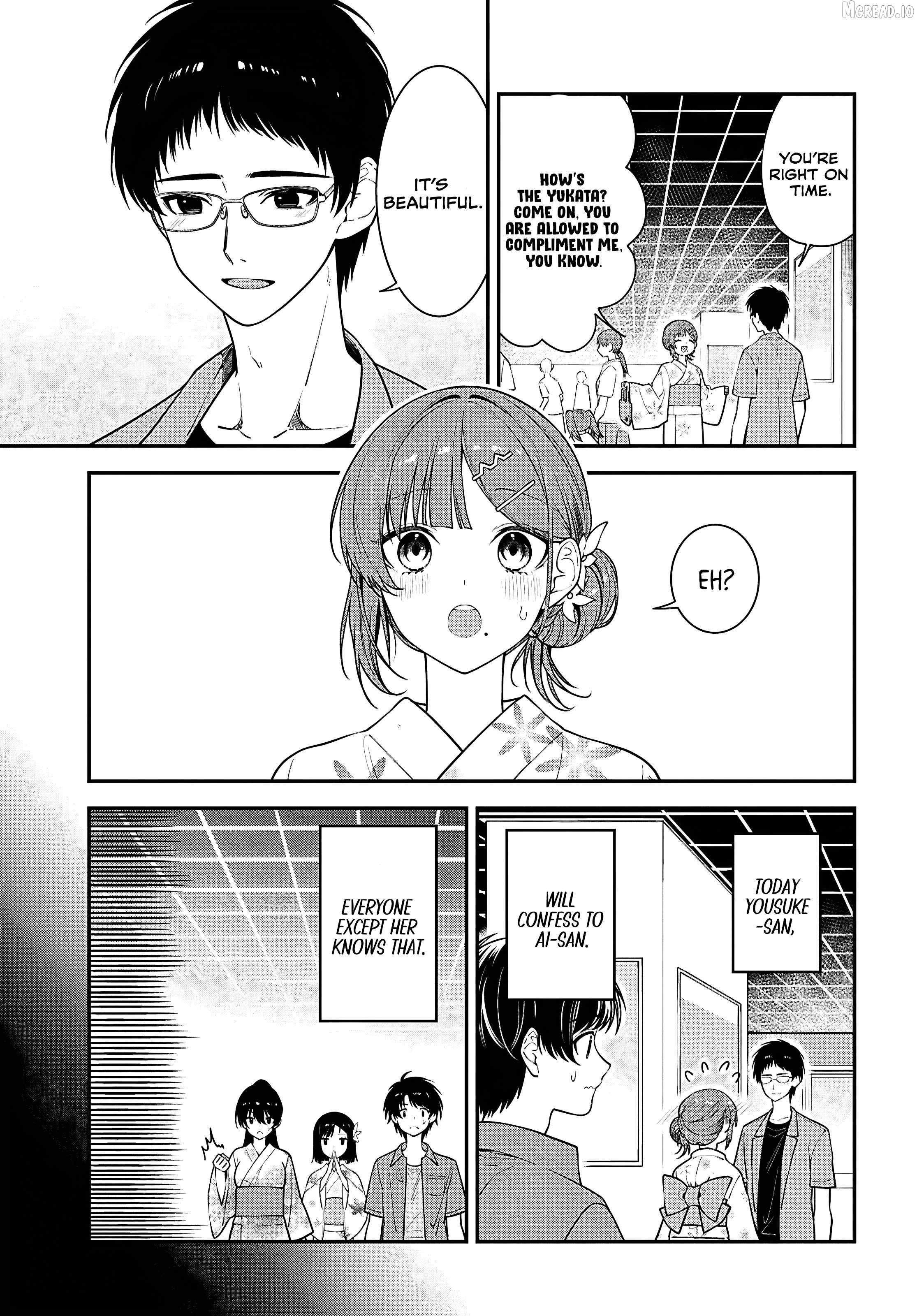 The Yankee Shimizu-san Sitting Next to Me Has Dyed Her Hair Black Ch.16 p7