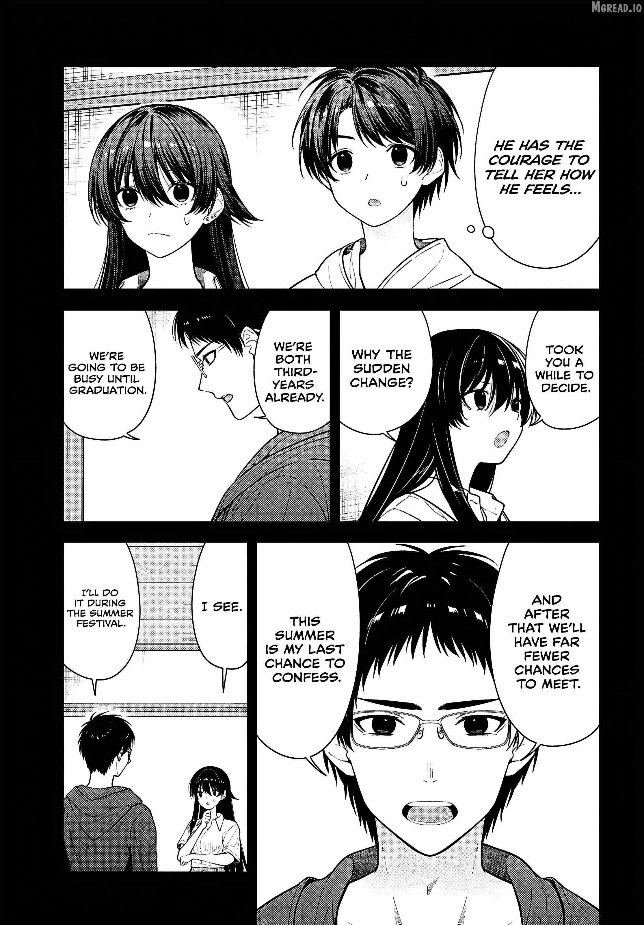 The Yankee Shimizu-san Sitting Next to Me Has Dyed Her Hair Black Ch.16 p9