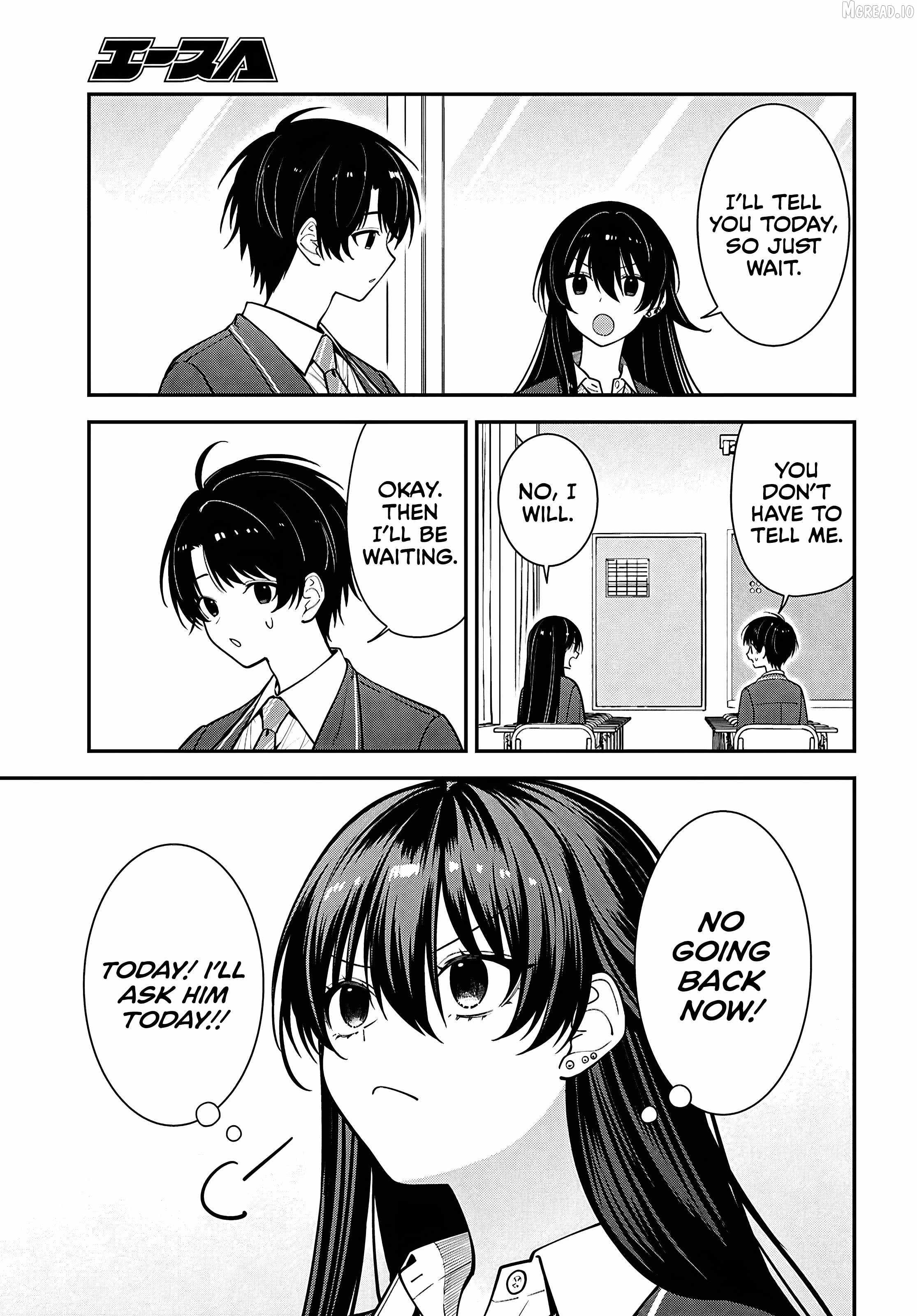 The Yankee Shimizu-san Sitting Next to Me Has Dyed Her Hair Black Ch.17 p12