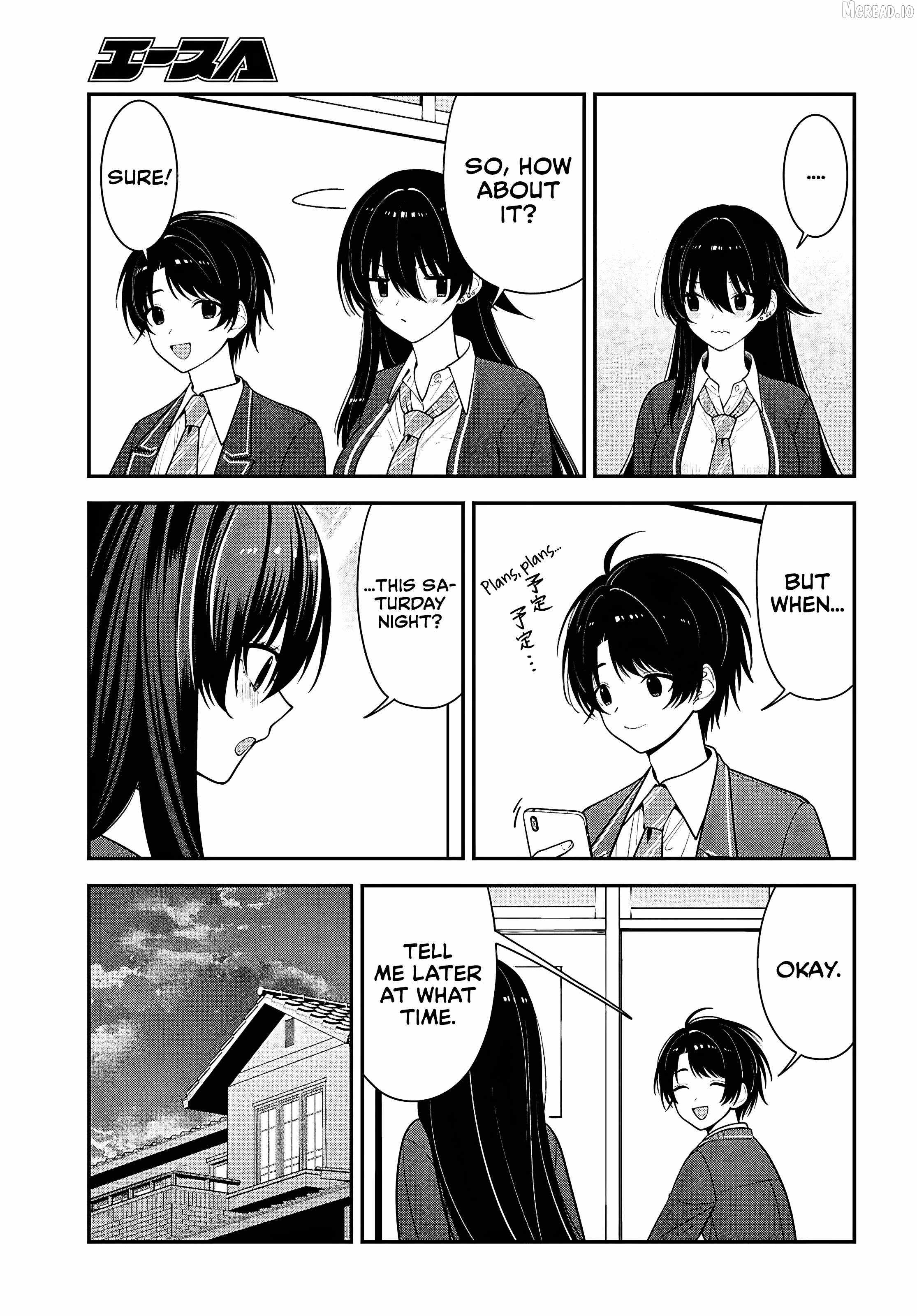 The Yankee Shimizu-san Sitting Next to Me Has Dyed Her Hair Black Ch.17 p16