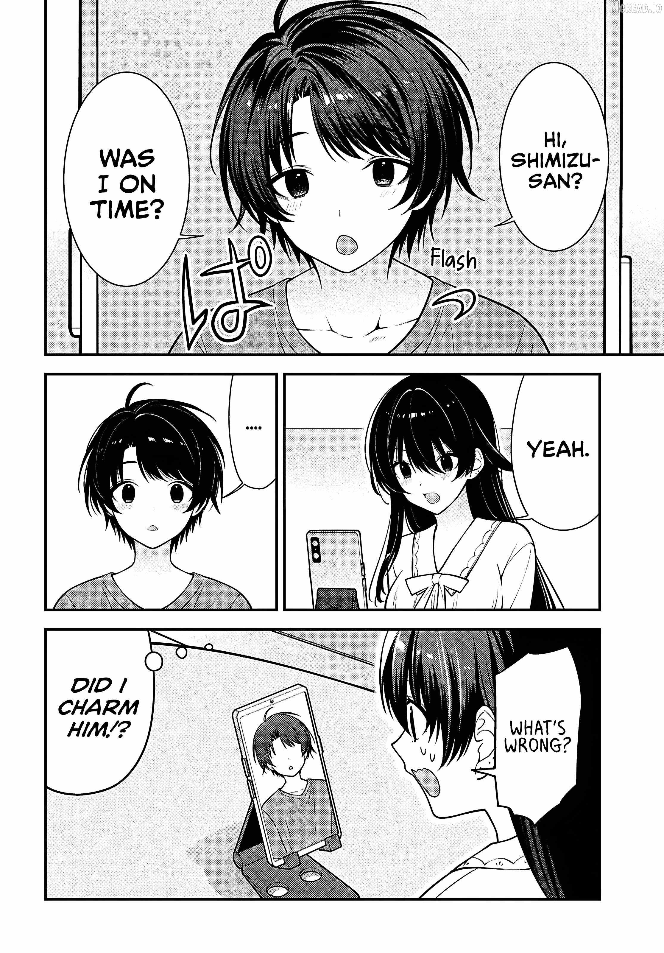 The Yankee Shimizu-san Sitting Next to Me Has Dyed Her Hair Black Ch.17 p23