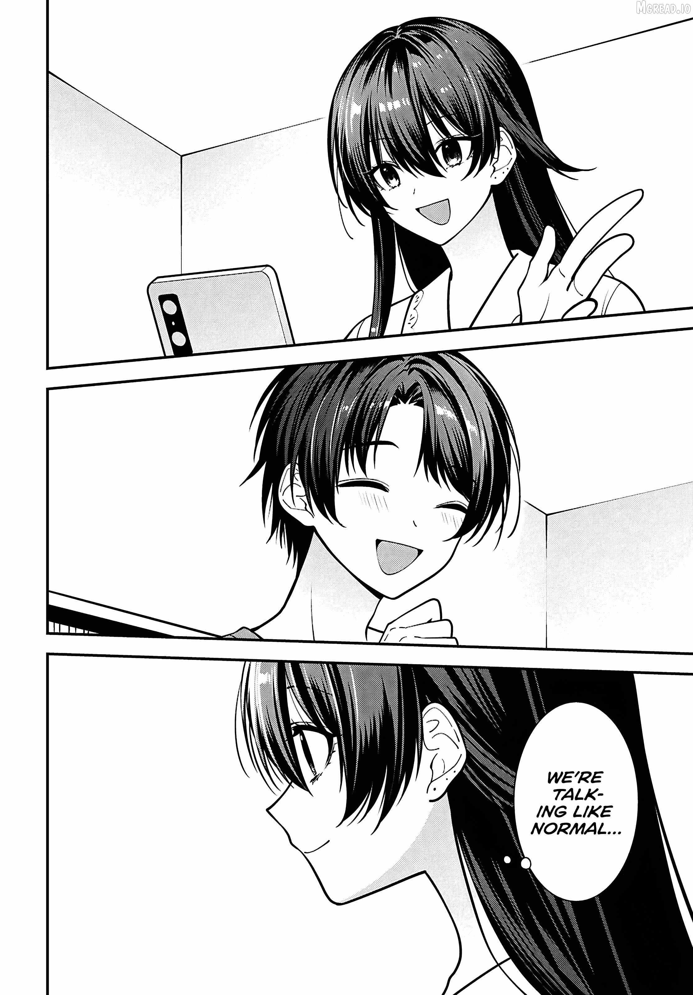 The Yankee Shimizu-san Sitting Next to Me Has Dyed Her Hair Black Ch.17 p27
