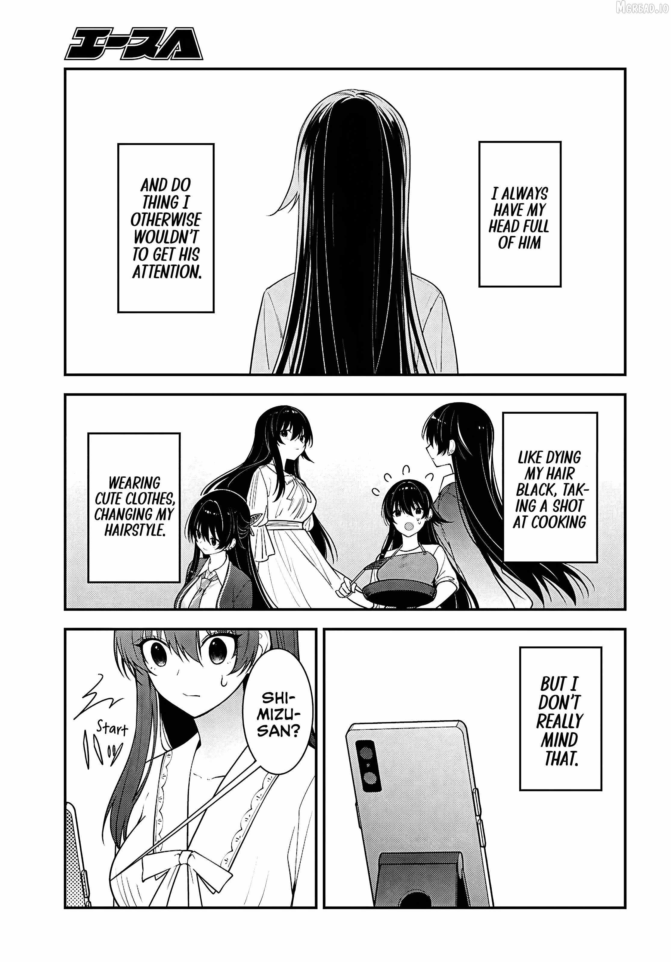 The Yankee Shimizu-san Sitting Next to Me Has Dyed Her Hair Black Ch.17 p28