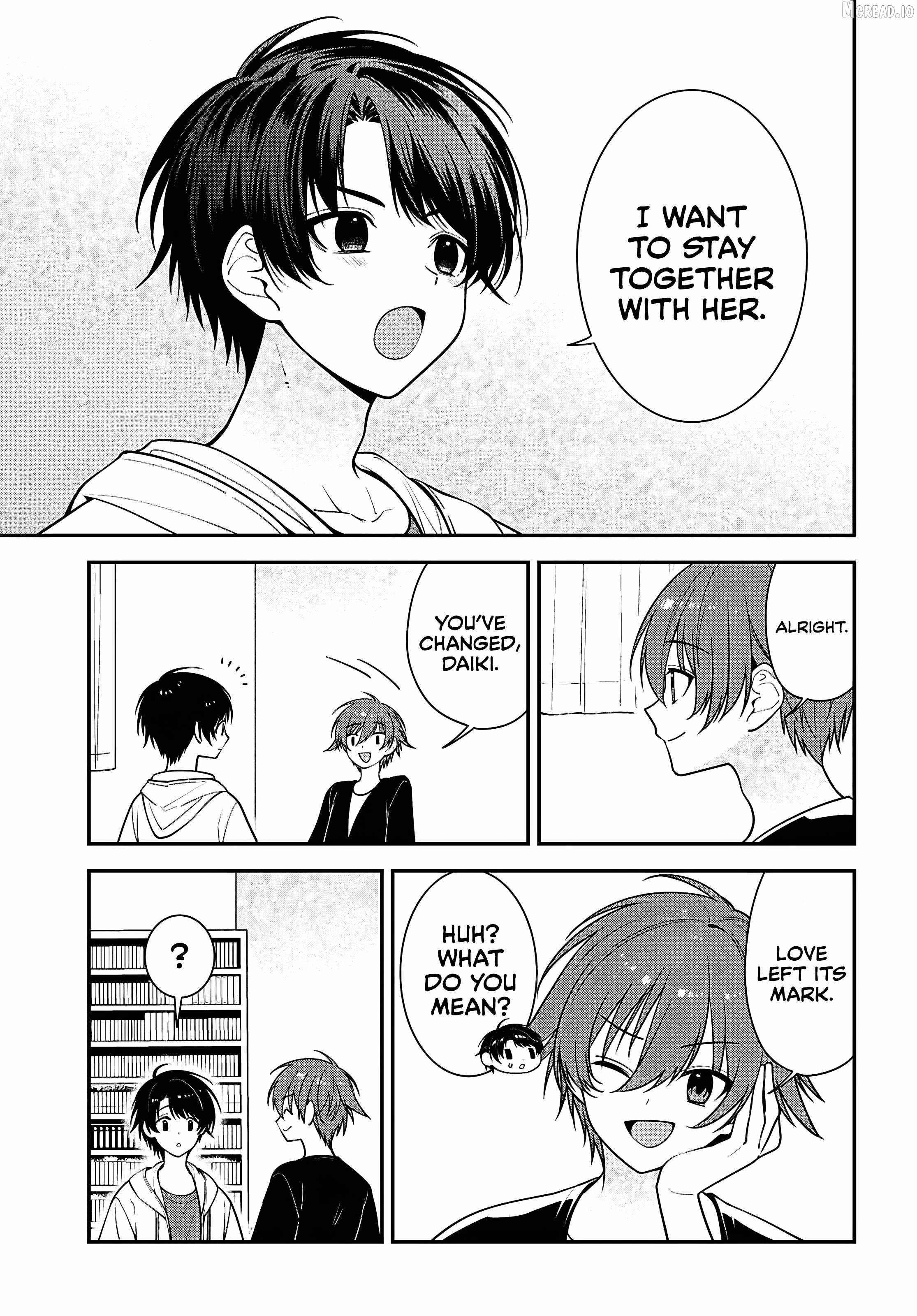 The Yankee Shimizu-san Sitting Next to Me Has Dyed Her Hair Black Ch.17 p4