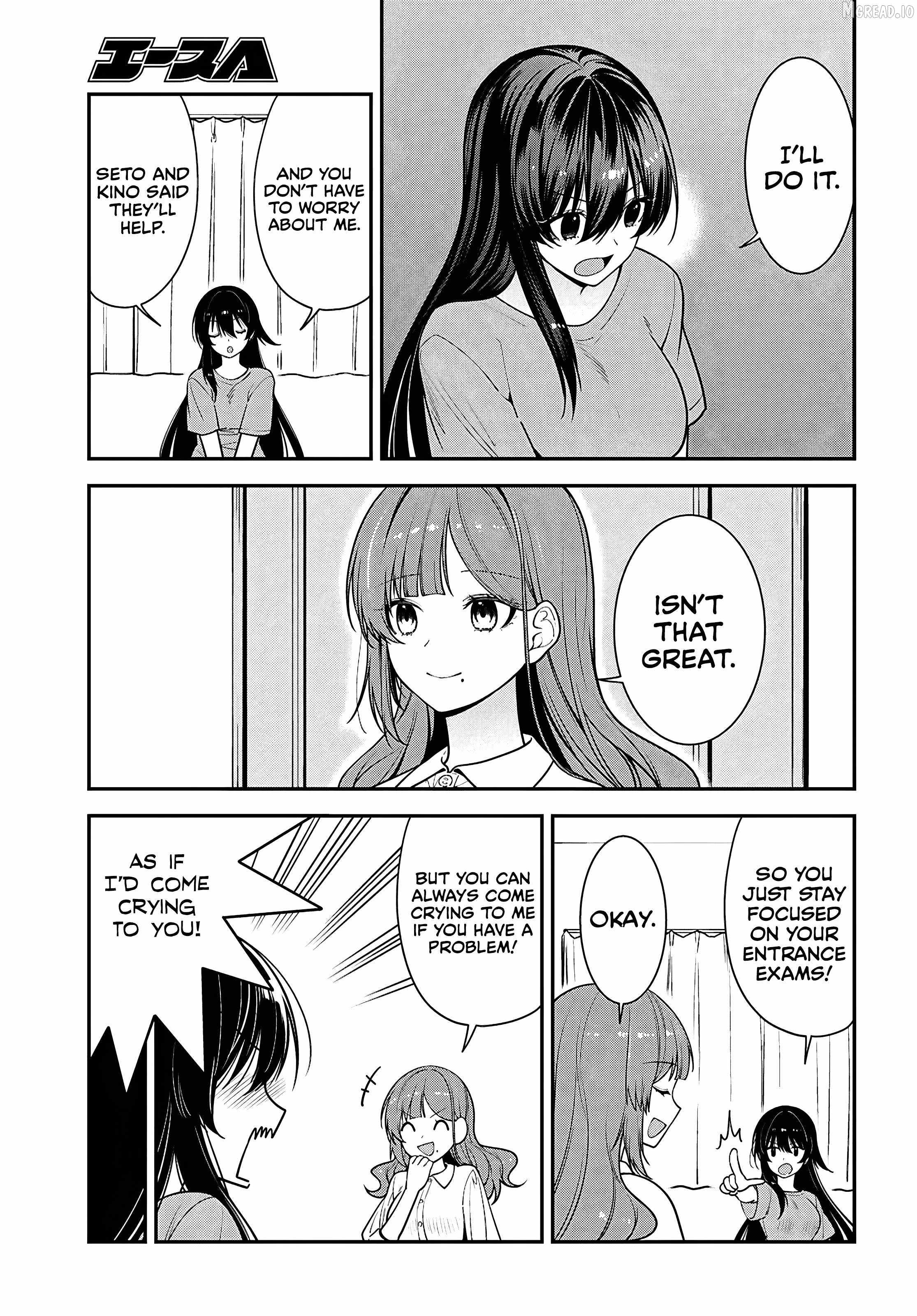 The Yankee Shimizu-san Sitting Next to Me Has Dyed Her Hair Black Ch.17 p8