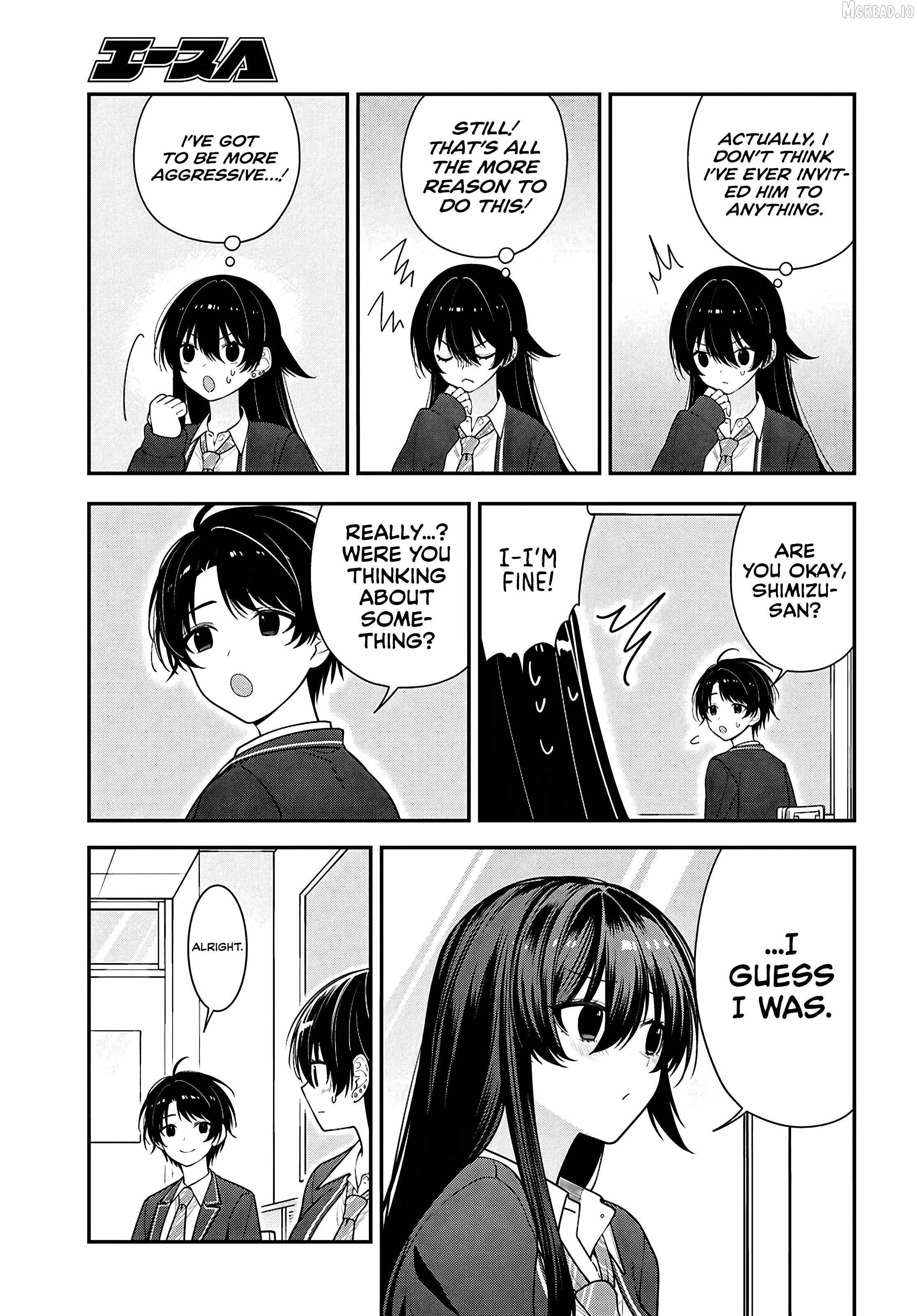 The Yankee Shimizu-san Sitting Next to Me Has Dyed Her Hair Black Ch.17 p10