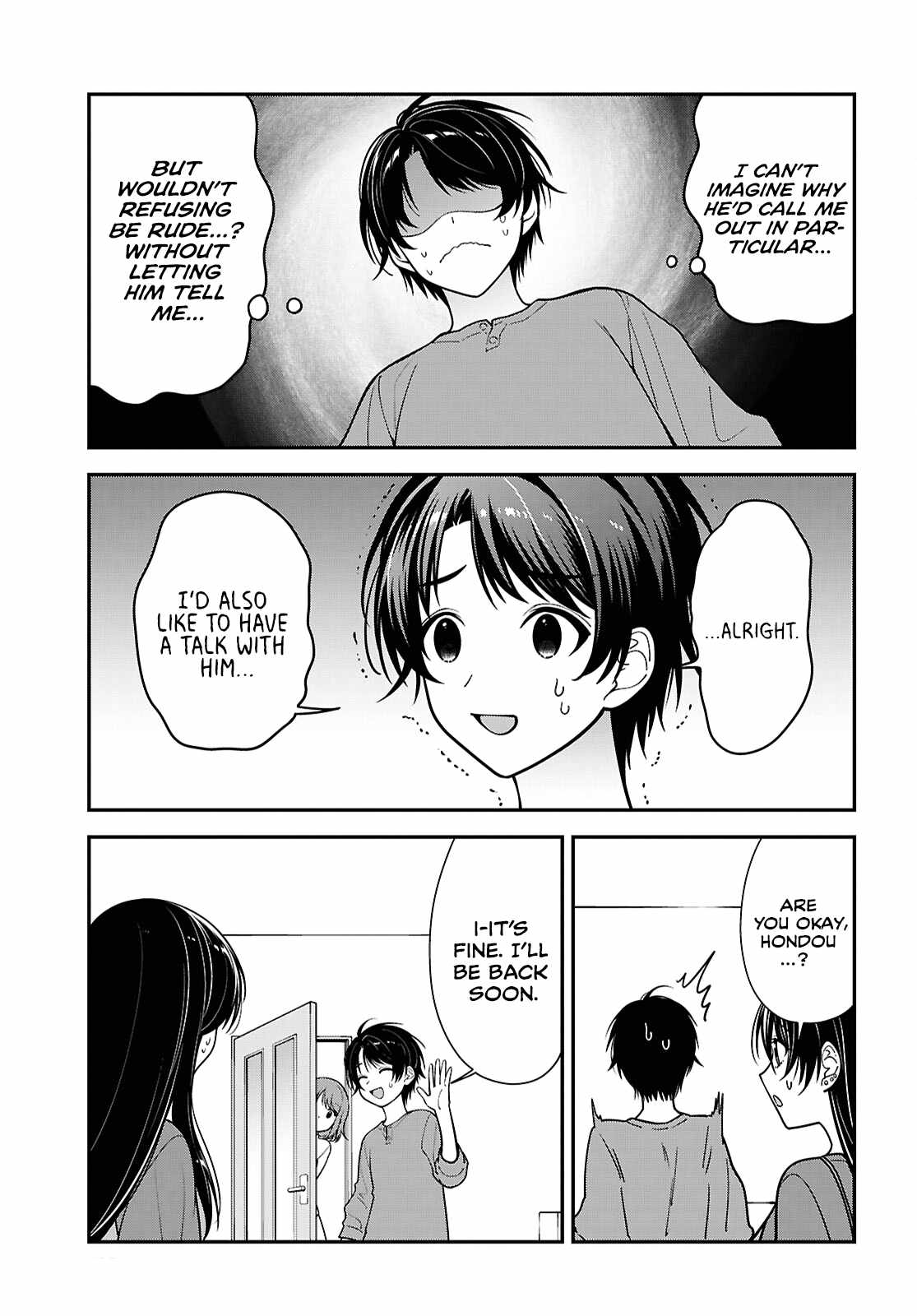 The Yankee Shimizu-san Sitting Next to Me Has Dyed Her Hair Black Ch.18 p11