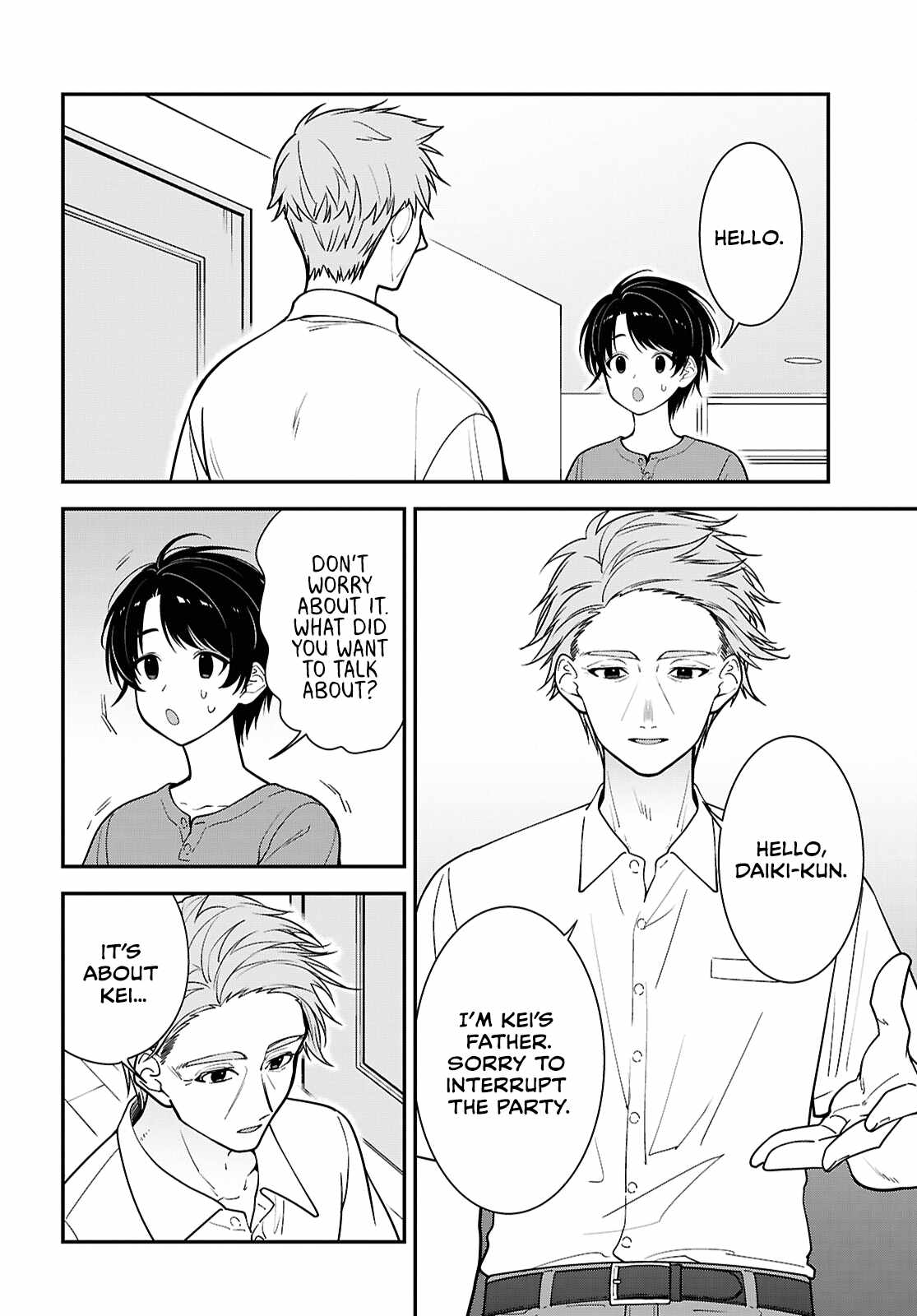 The Yankee Shimizu-san Sitting Next to Me Has Dyed Her Hair Black Ch.18 p12