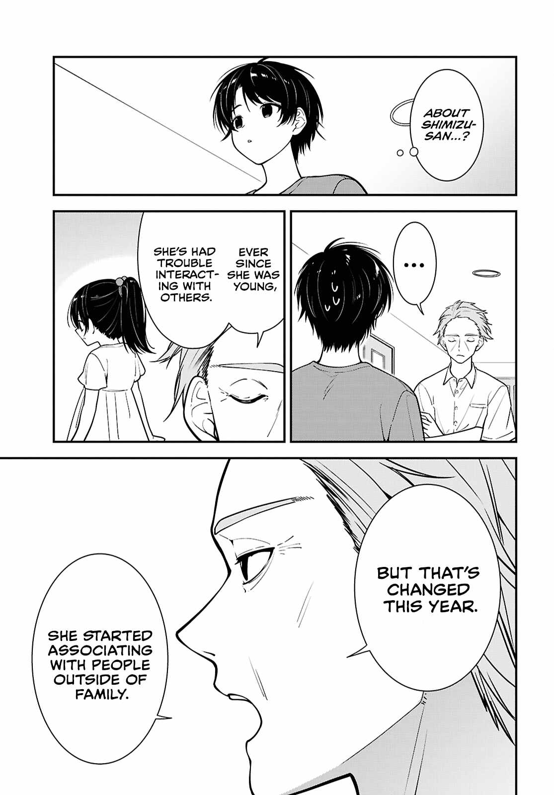 The Yankee Shimizu-san Sitting Next to Me Has Dyed Her Hair Black Ch.18 p13