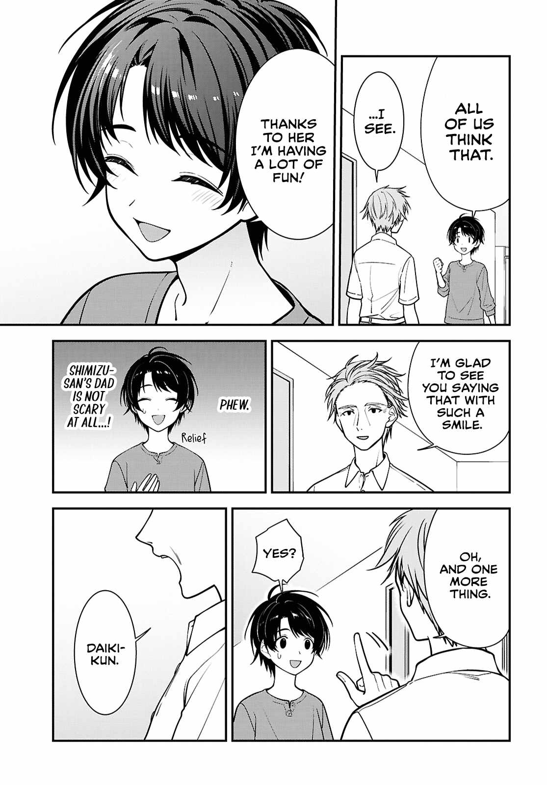 The Yankee Shimizu-san Sitting Next to Me Has Dyed Her Hair Black Ch.18 p15