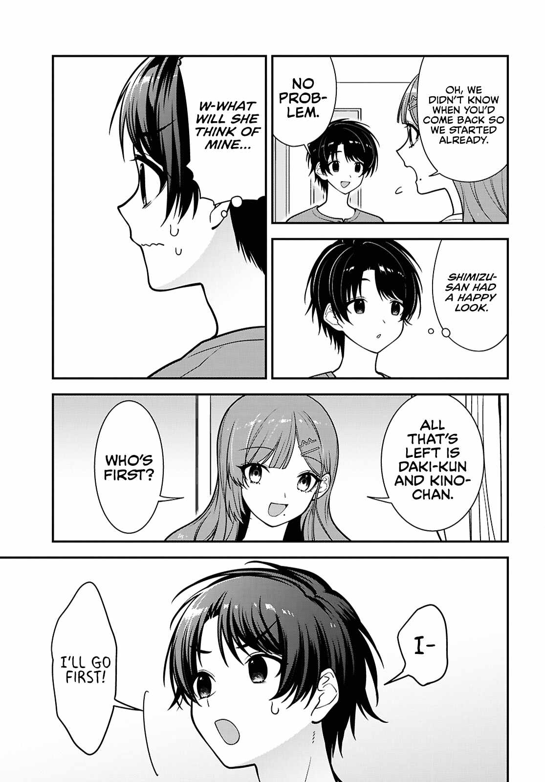 The Yankee Shimizu-san Sitting Next to Me Has Dyed Her Hair Black Ch.18 p19