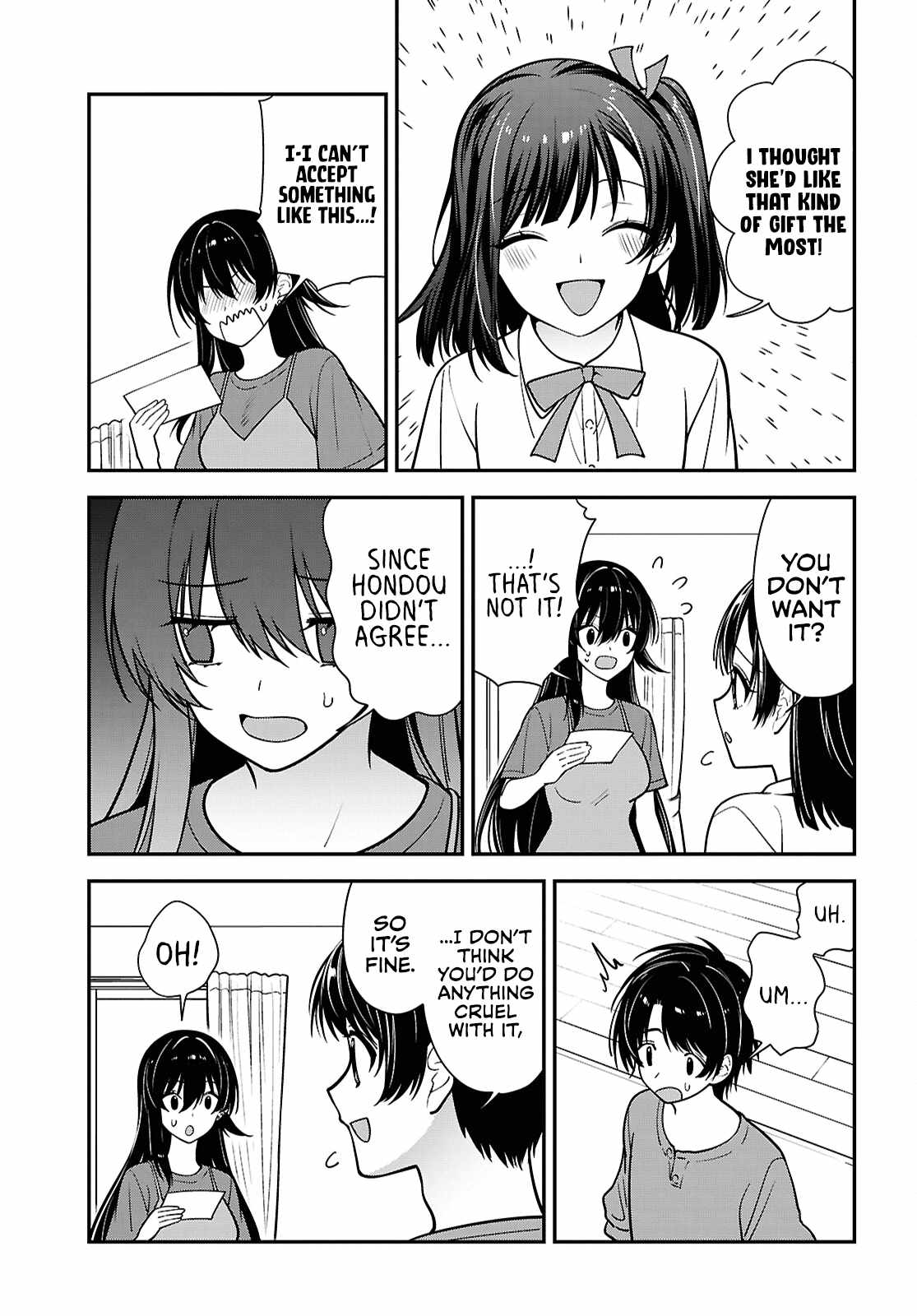 The Yankee Shimizu-san Sitting Next to Me Has Dyed Her Hair Black Ch.18 p28