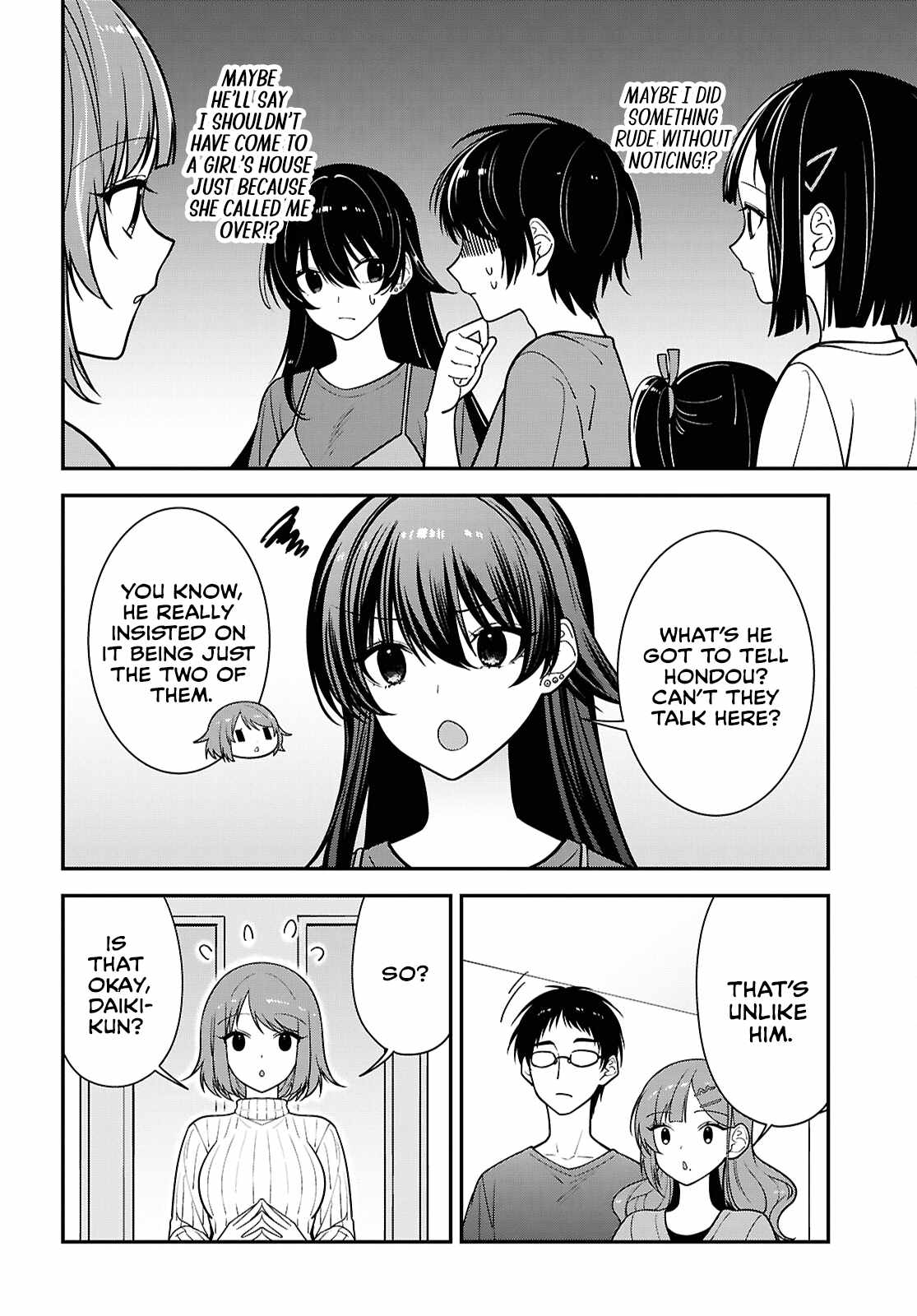 The Yankee Shimizu-san Sitting Next to Me Has Dyed Her Hair Black Ch.18 p10