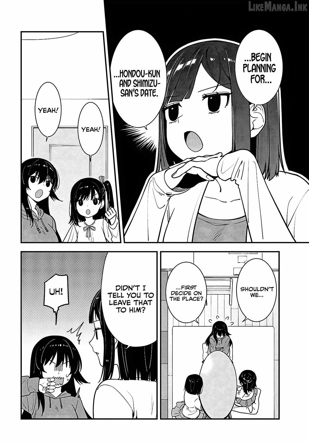 The Yankee Shimizu-san Sitting Next to Me Has Dyed Her Hair Black Ch.20 p2