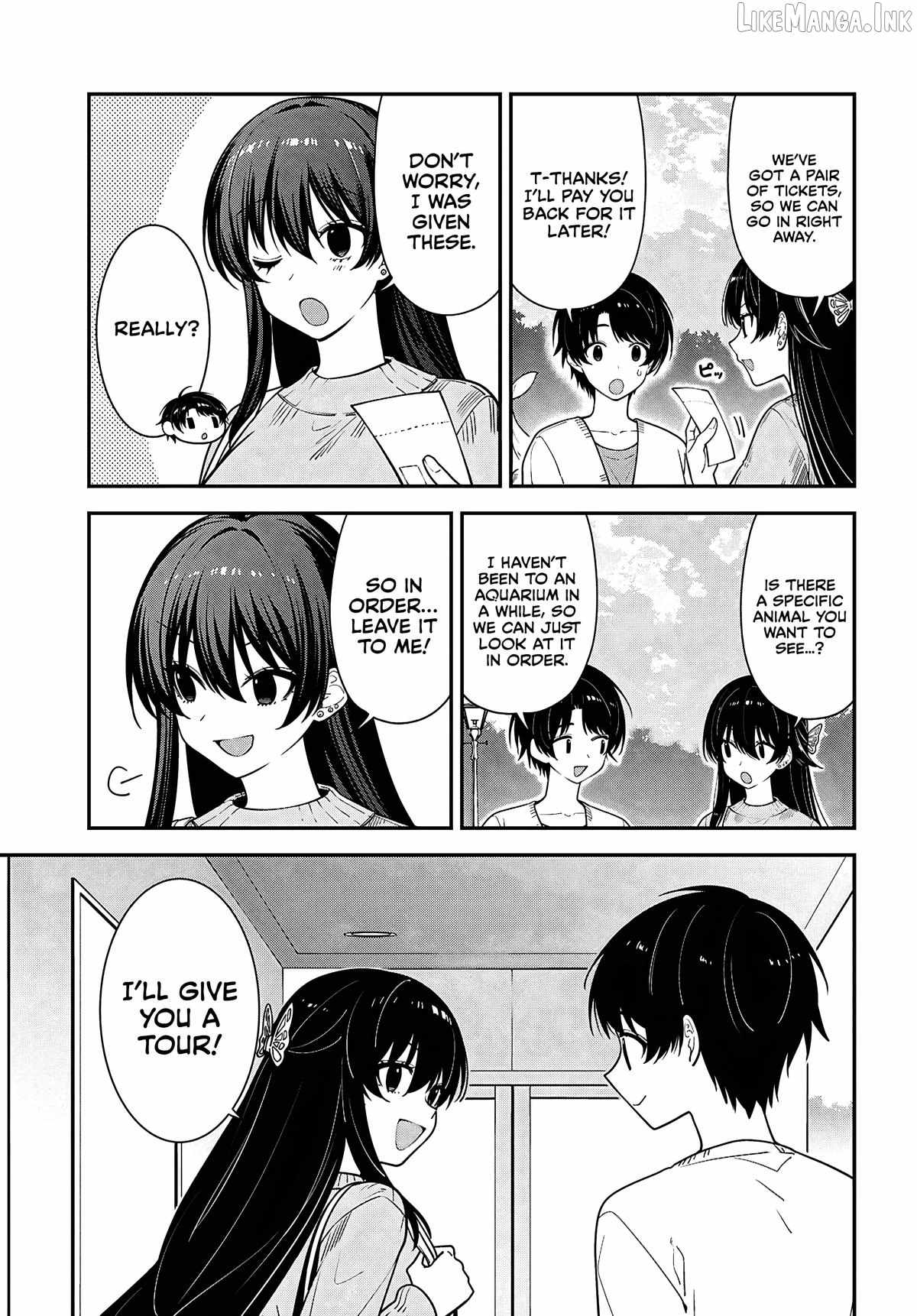 The Yankee Shimizu-san Sitting Next to Me Has Dyed Her Hair Black Ch.20 p11