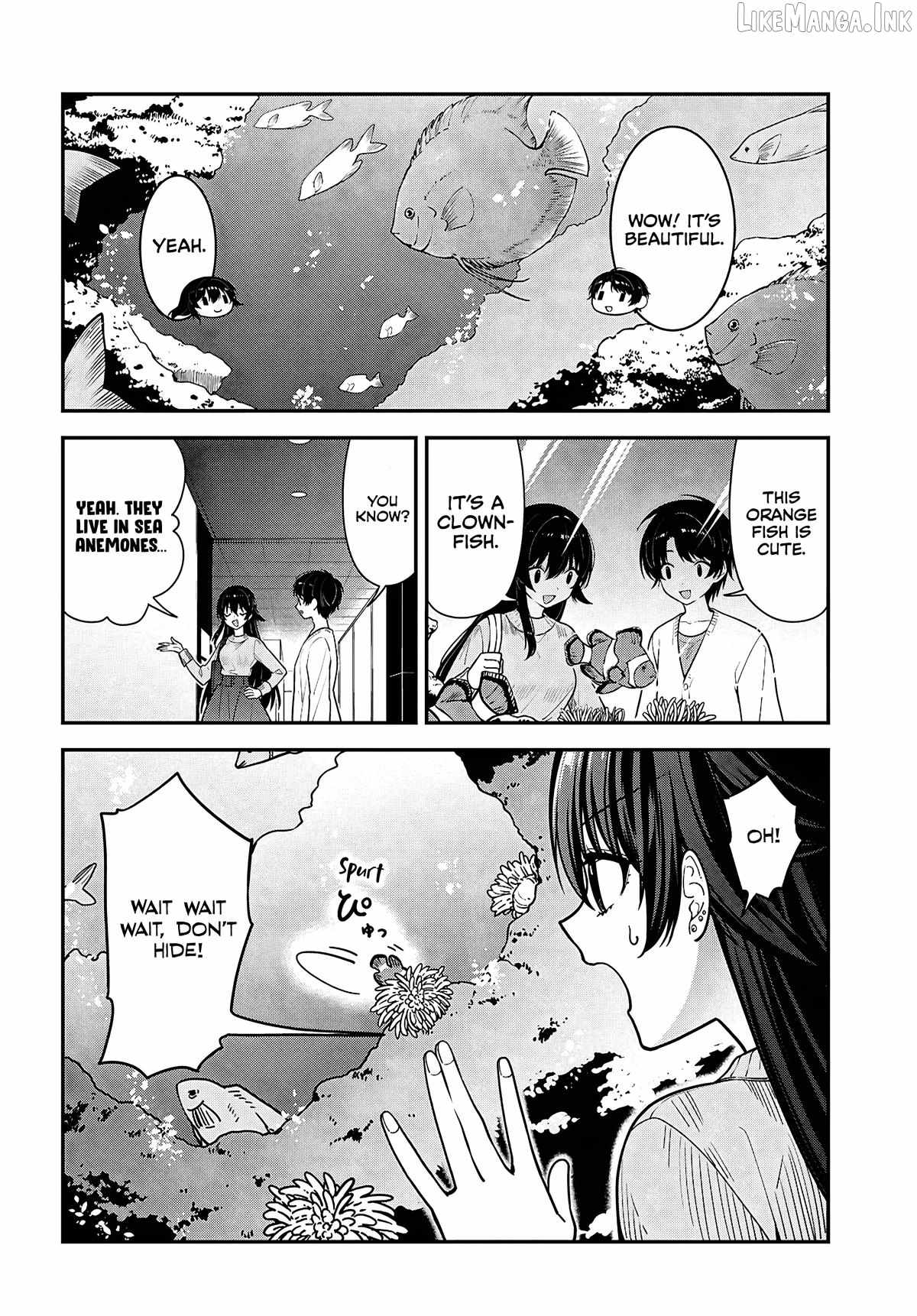 The Yankee Shimizu-san Sitting Next to Me Has Dyed Her Hair Black Ch.20 p12