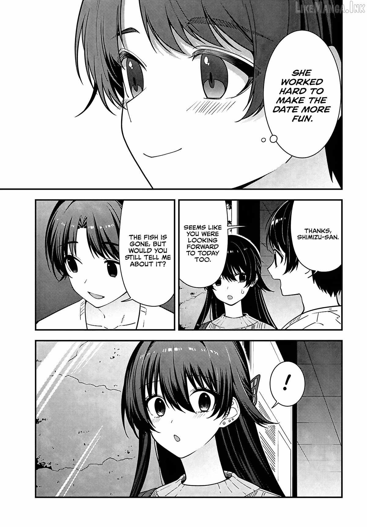 The Yankee Shimizu-san Sitting Next to Me Has Dyed Her Hair Black Ch.20 p15