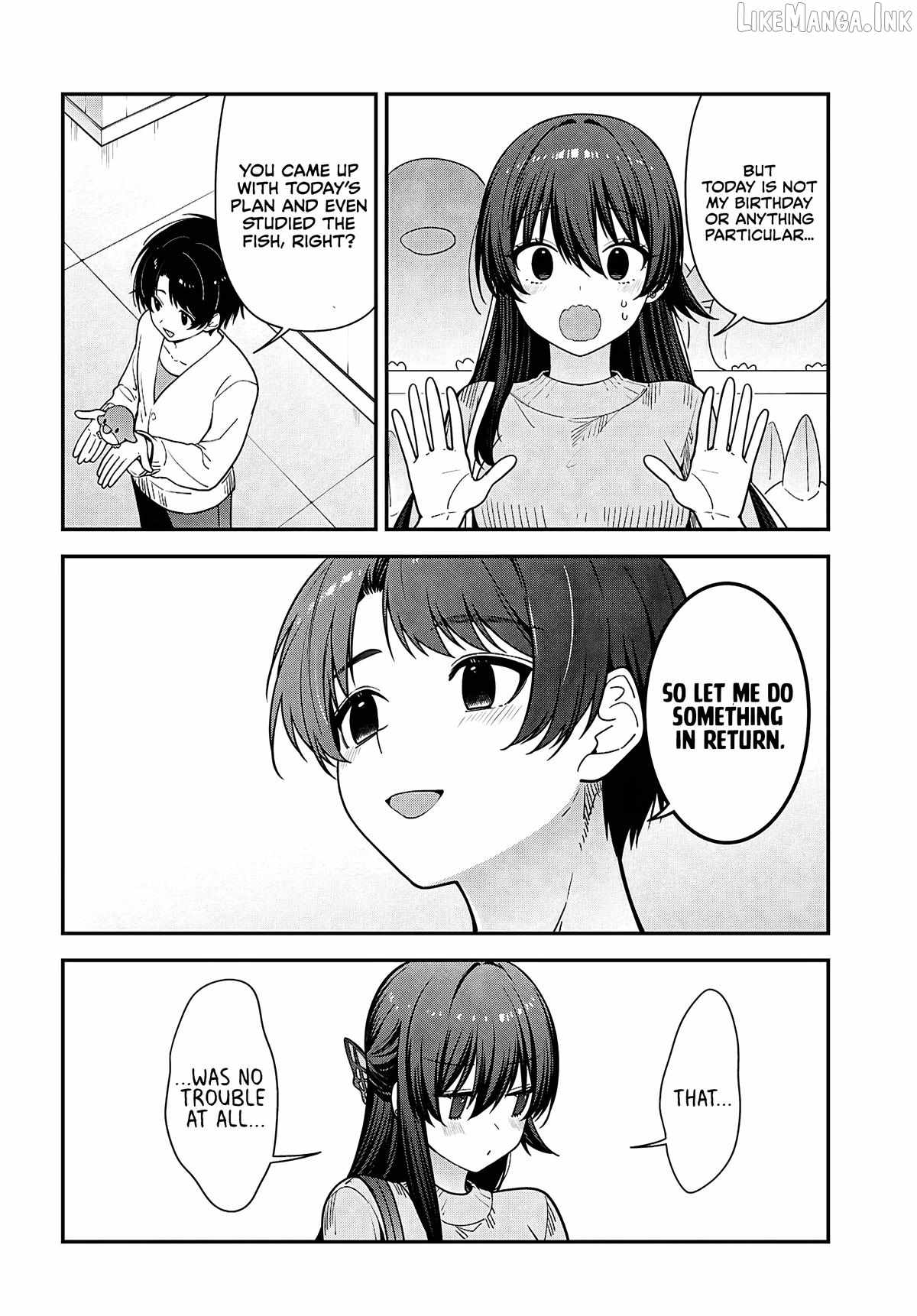 The Yankee Shimizu-san Sitting Next to Me Has Dyed Her Hair Black Ch.20 p21