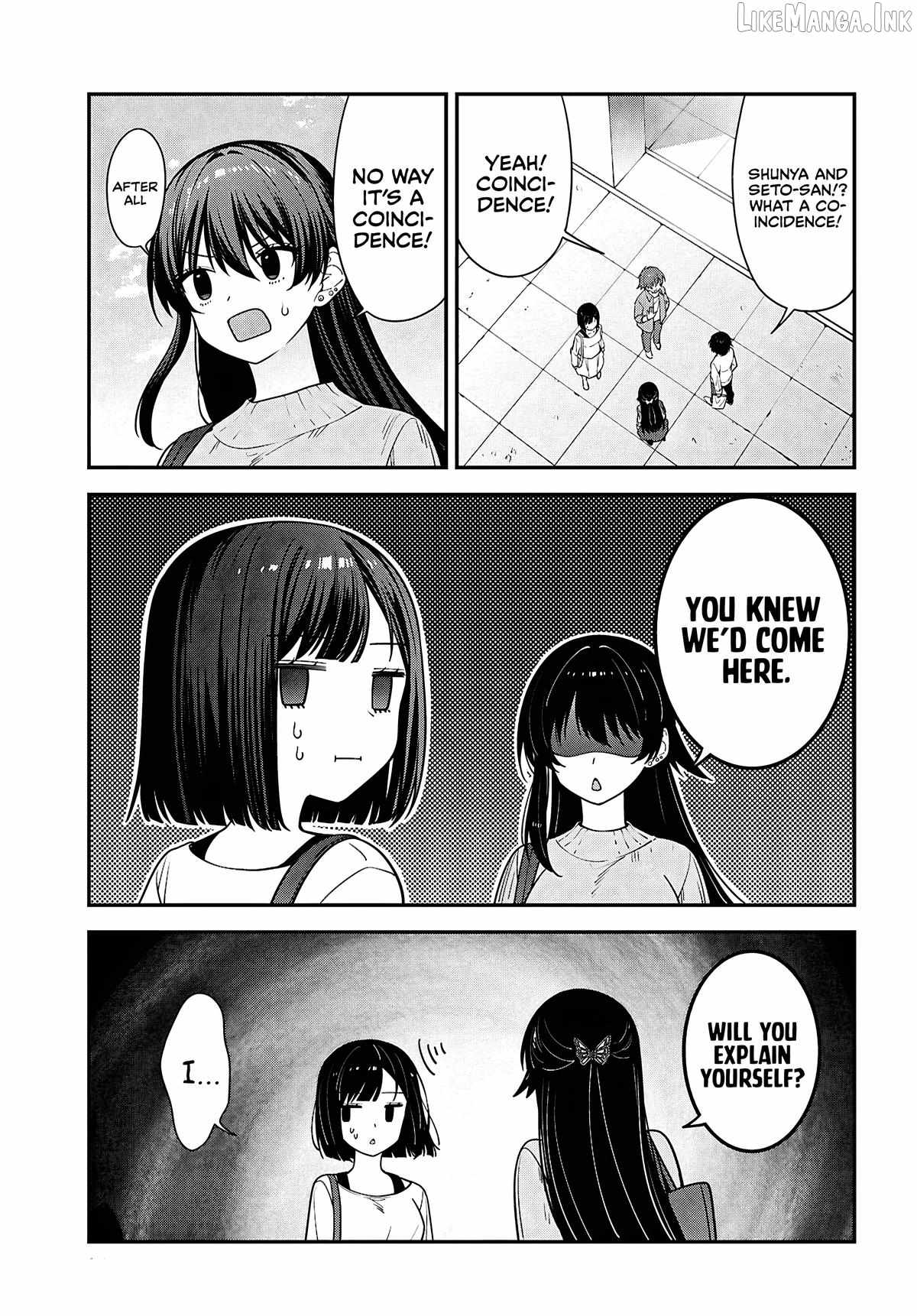 The Yankee Shimizu-san Sitting Next to Me Has Dyed Her Hair Black Ch.20 p28
