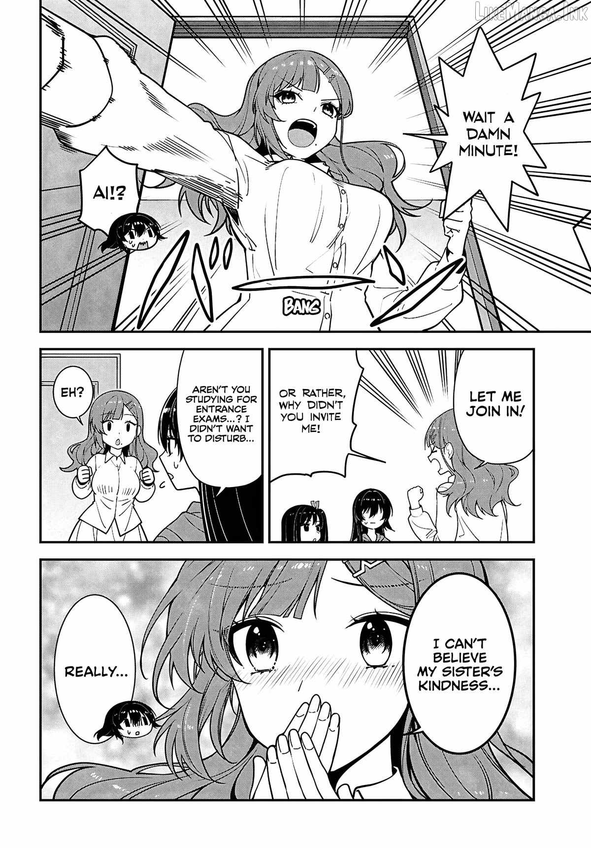The Yankee Shimizu-san Sitting Next to Me Has Dyed Her Hair Black Ch.20 p4