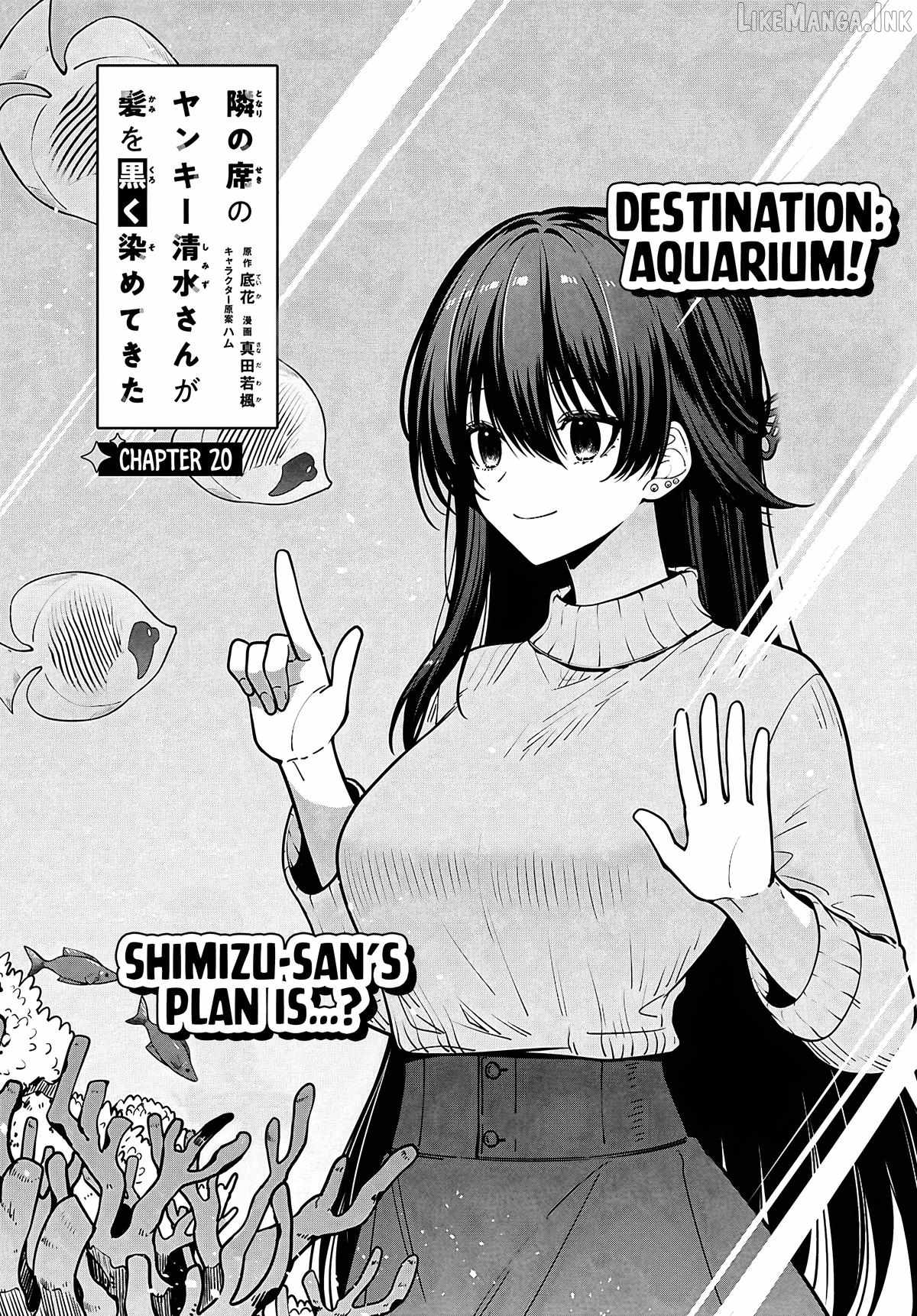 The Yankee Shimizu-san Sitting Next to Me Has Dyed Her Hair Black Ch.20 p6