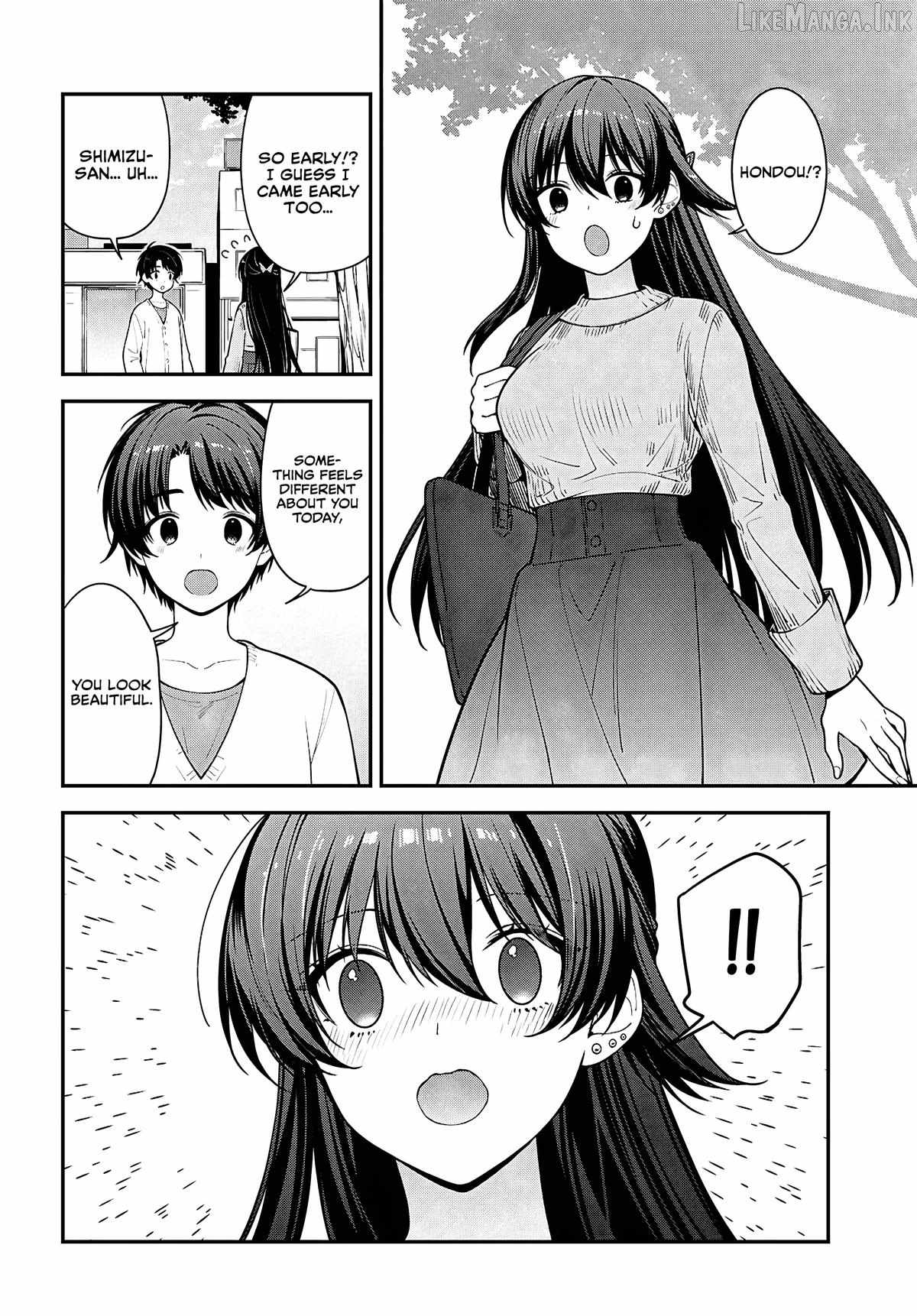 The Yankee Shimizu-san Sitting Next to Me Has Dyed Her Hair Black Ch.20 p8