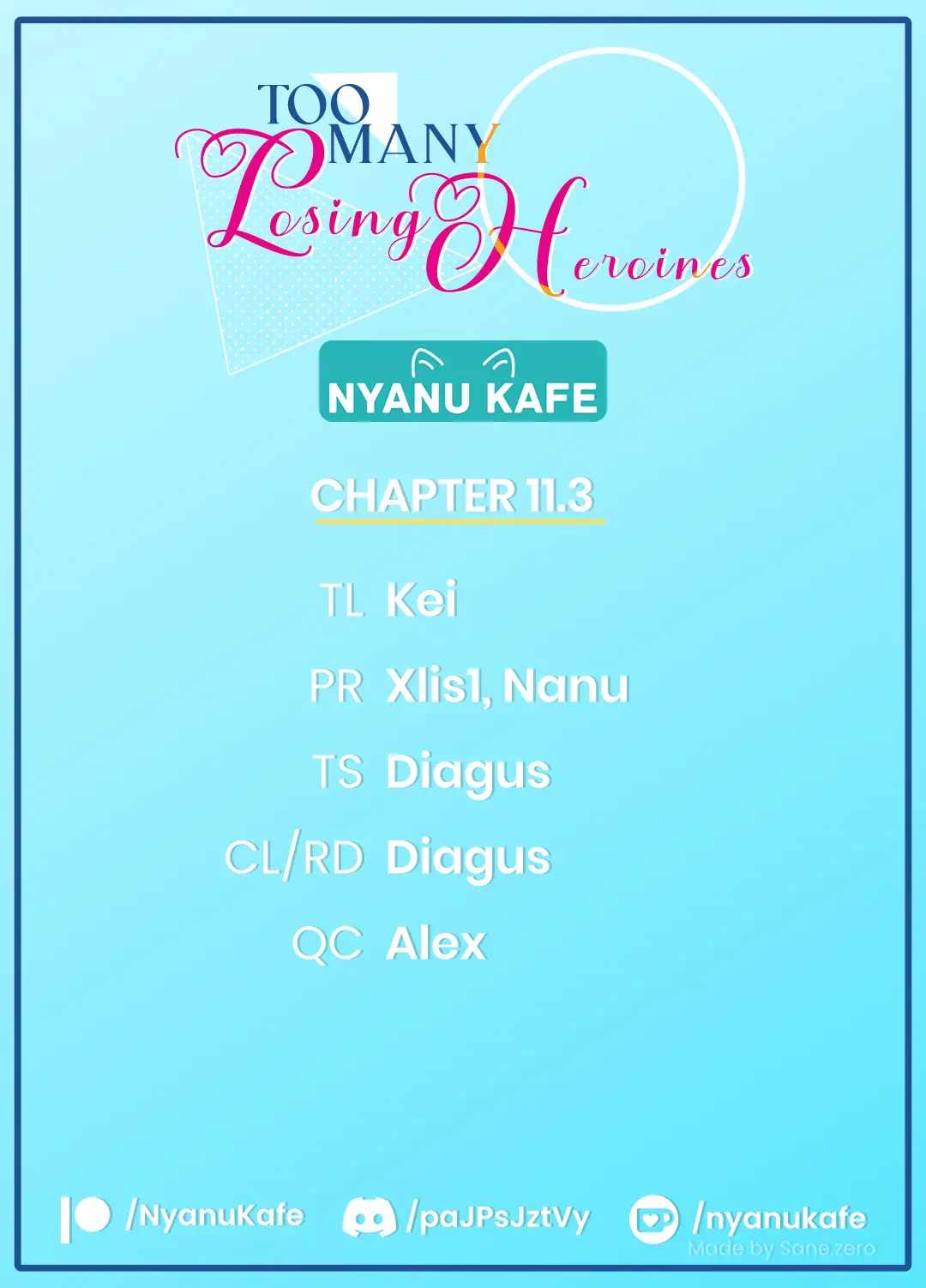 Too Many Losing Heroines Ch.11-3 p1