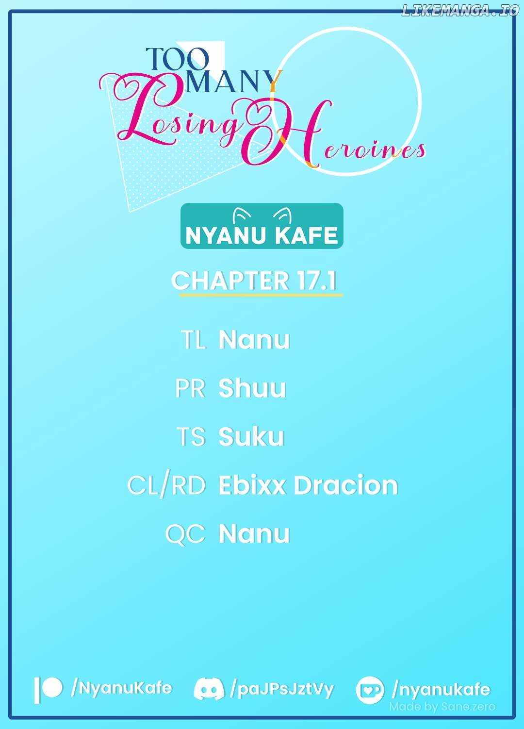 Too Many Losing Heroines Ch.17 p1