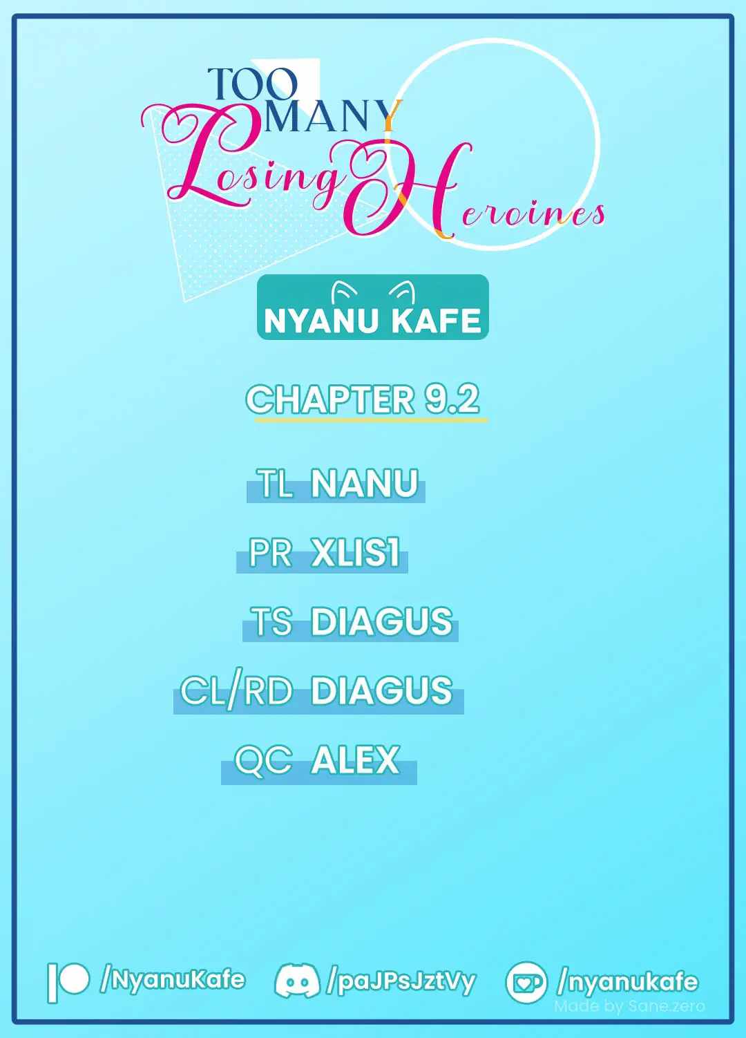 Too Many Losing Heroines Ch.9-2 p1