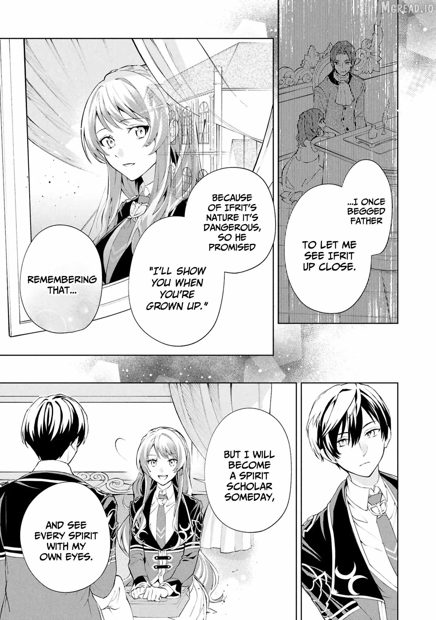 If the villainess and the villain were to meet and fall in love ~It seems the shunned heroine who formed a contract with an unnamed spirit is fighting with the nobleman yet again Ch.34 p24