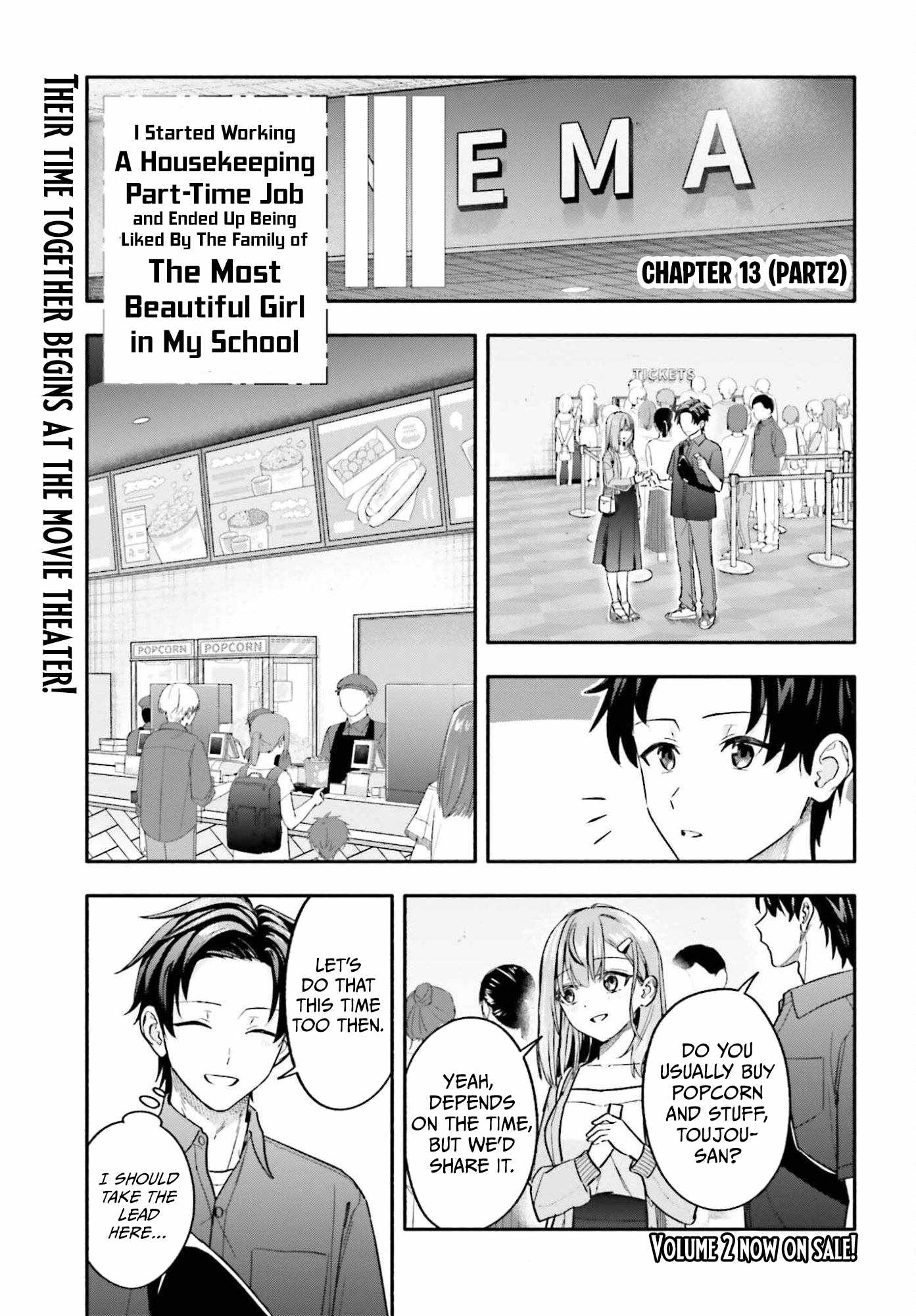 Kaji Daikou no Arubaito wo Hajimetara Gakuen Ichi no Bishoujo no Kazoku ni Kiniirarechaimashita. Ch.13 p19