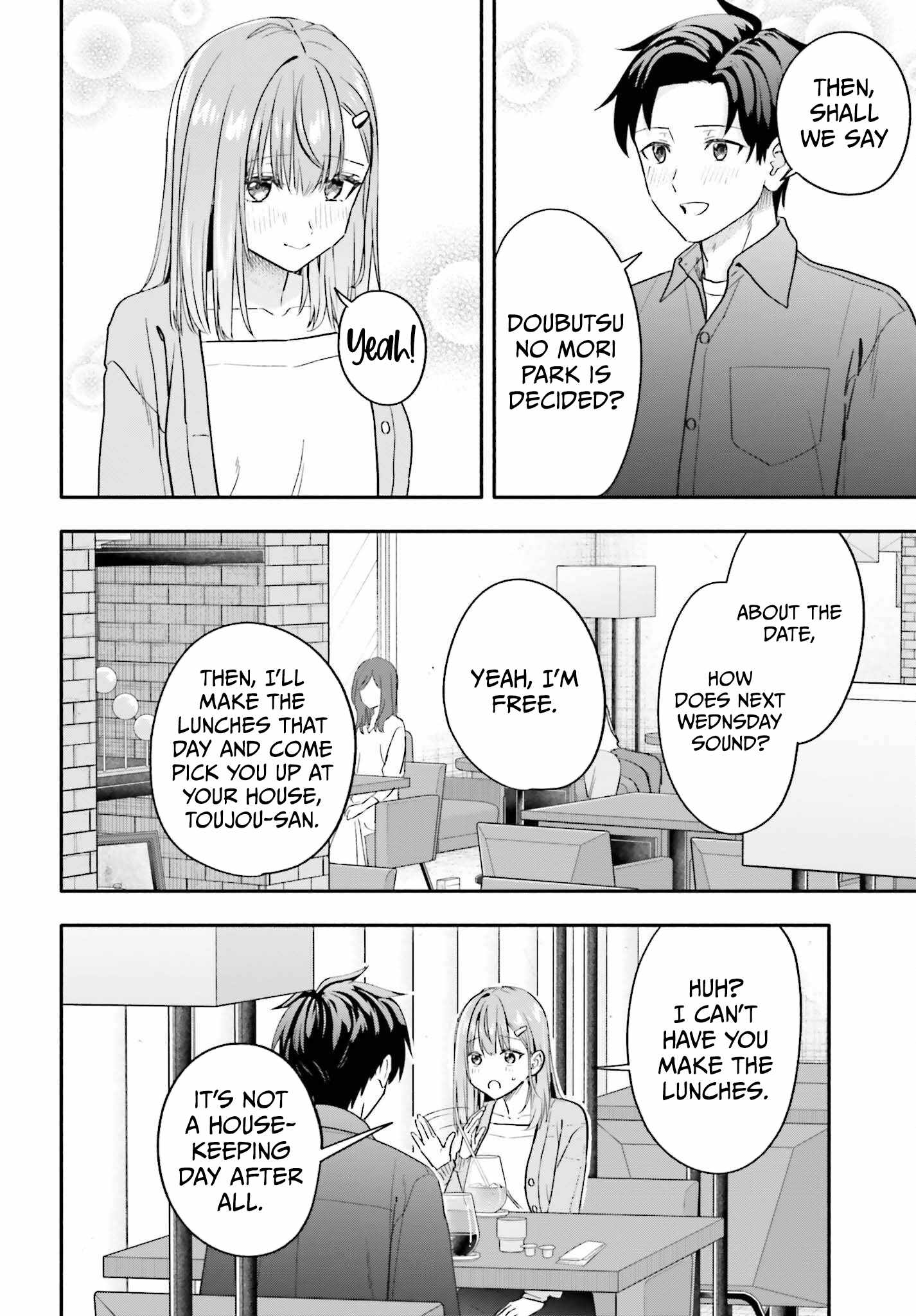 Kaji Daikou no Arubaito wo Hajimetara Gakuen Ichi no Bishoujo no Kazoku ni Kiniirarechaimashita. Ch.14 p21